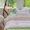 100% cotton embroidered four-piece set, skin-friendly and breathable